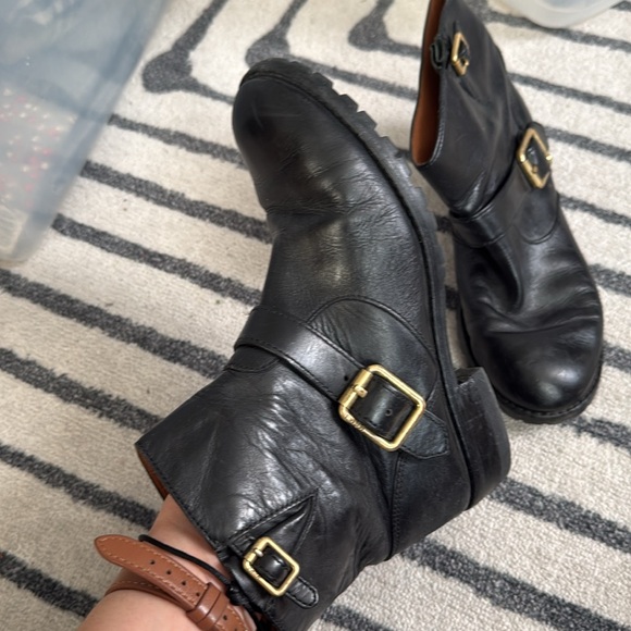 Marc Jacobs Leather Moto Booties - Picture 5 of 9
